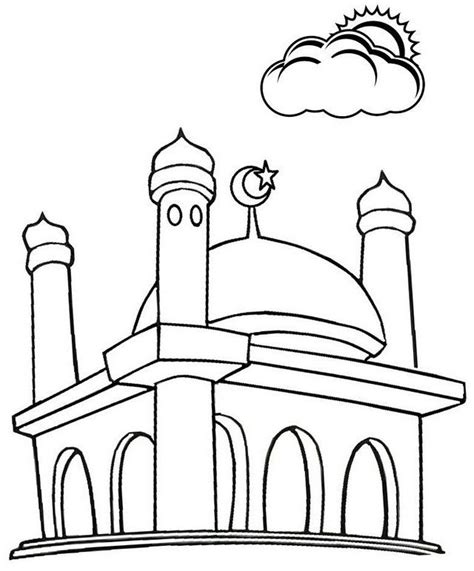 Detail Mewarnai Gambar Islami Untuk Anak Koleksi Nomer 8
