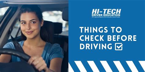 Things To Check Before Driving