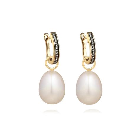 18ct Gold Annoushka Favourites Pearl Earrings Pearl Earrings Silver