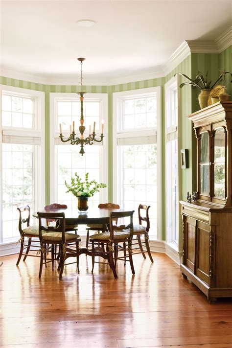 The room has gray walls and hardwood floors. Inviting Dining Room Ideas | Stylish dining room, Small dining room set, Dining room design