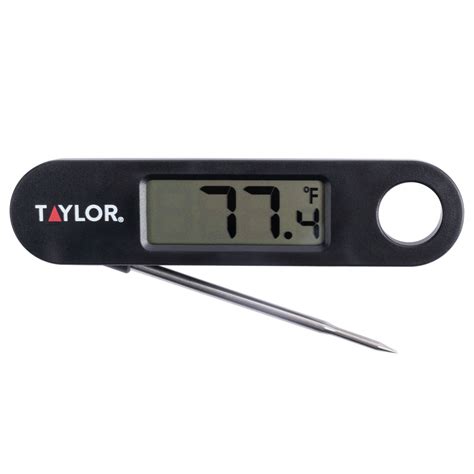 Taylor 1476 2 78 Digital Compact Folding Probe Thermometer