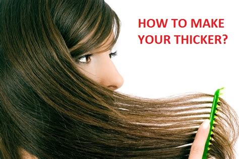 How to make your hair grow thicker, according to experts. How to Make Your Hair Thicker?