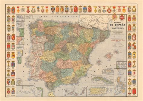 Nuevo Mapa De España Y Portugal Y De Sus Maps On The Web