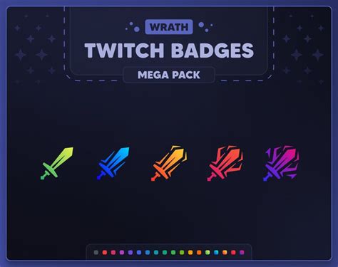 Swords Sub Badges For Twitch Twitch Sub Bit Badges Blade Etsy