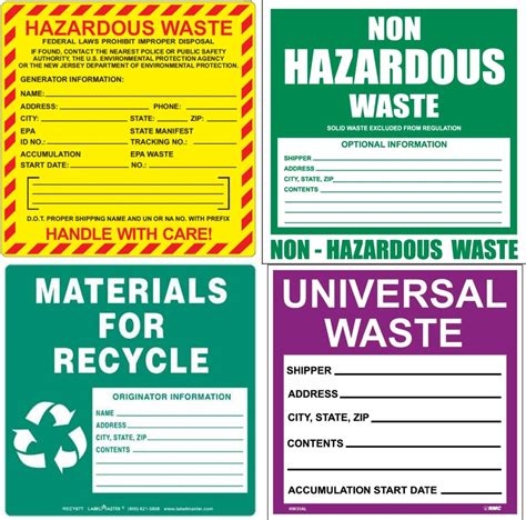Universal Waste Tags