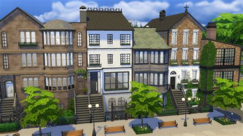 I Couldnt Stick To One Style Of Townhouse So Instead Mixed Them Up A