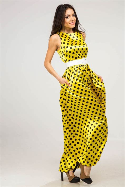 yellow and black polka dot satin maxi dress satin dress long satin dresses dresses