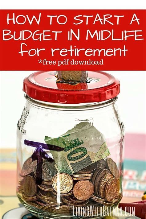 How To Start A Budget In Midlife For Retirement Budgeting Retirement