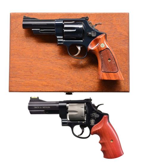 Sold At Auction 2 Large Frame Smith And Wesson Revolvers