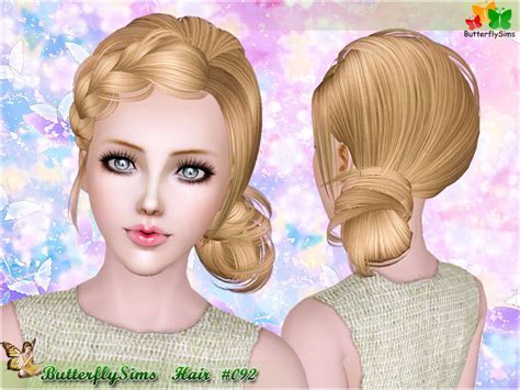 Only package format available, please do not ask for a sims3pack version of this hair. Custom Sims 3: Female Hair 092