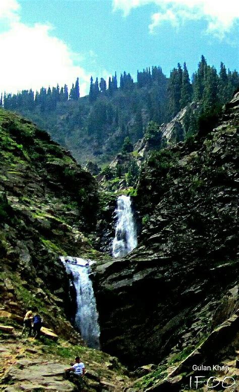 Awesome View Of Beautiful Waterfall In Naran Kaghan Swat Valley Khyber
