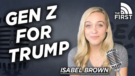 Gen Z For Trump Isabel Brown Open Mic Youtube