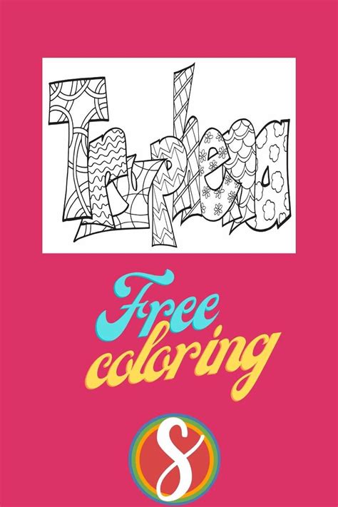 free tryphena coloring page — stevie doodles