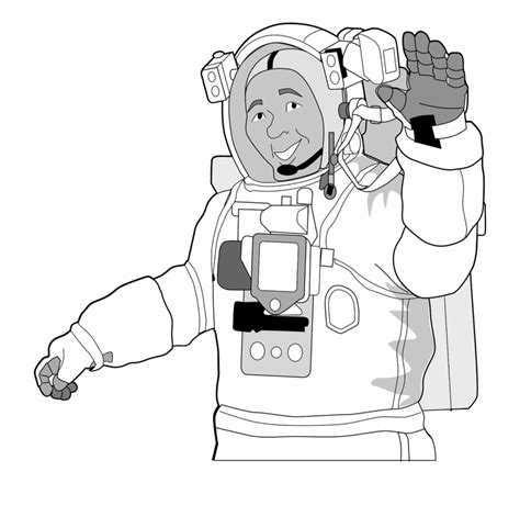 Free Astronaut Clip Art Black And White Download Free Astronaut Clip
