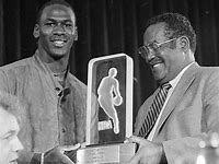 Image result for Michael Jordan was named Rookie of the Year