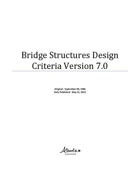 2012 Bridge Design Criteria 70 Deep Foundation Prestressed Concrete