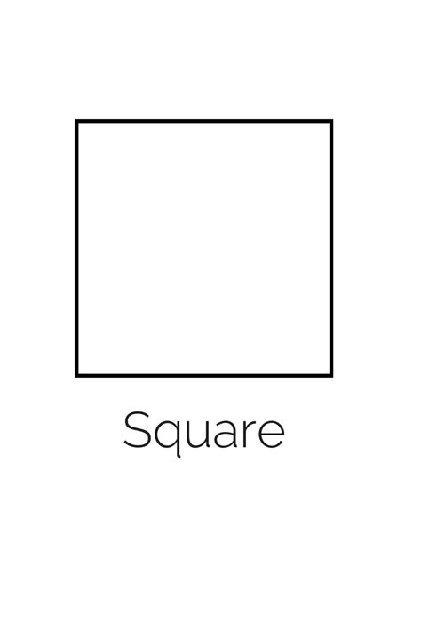 Free Printable Square Shape Freebie Finding Mom