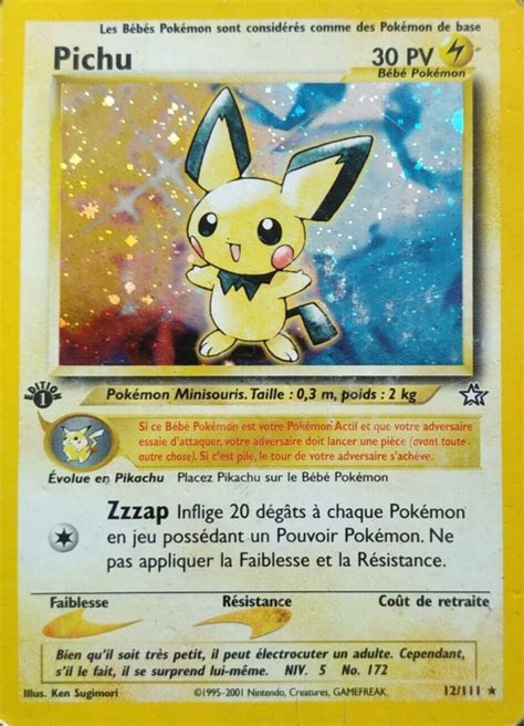 Pichu Neo Genesis 12 Poképédia