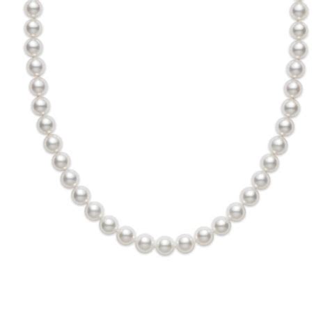 Mikimoto Akoya Cultured Pearl Strand Necklace A 16 18k U 75116 W Ben Bridge Jeweler