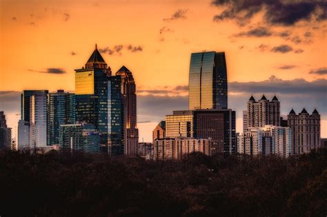 Atlanta Skyline On Behance