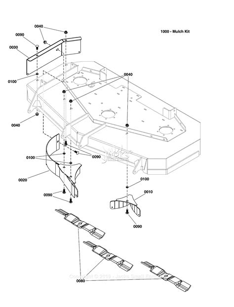 Ferris 5601097 Mulch Kit For Ztr W 48 Deck 400s Parts Diagram For