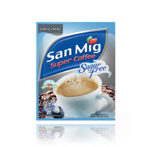 San Mig Coffee 3in1 Sugar Free Original 7g X 10 Lazada PH