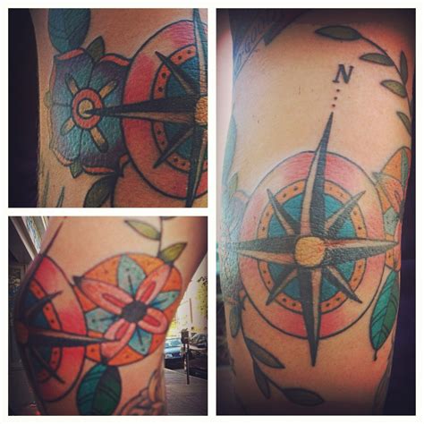 Pin By Jennie Walko On My Tattoo Collection Elbow Tattoos Compass