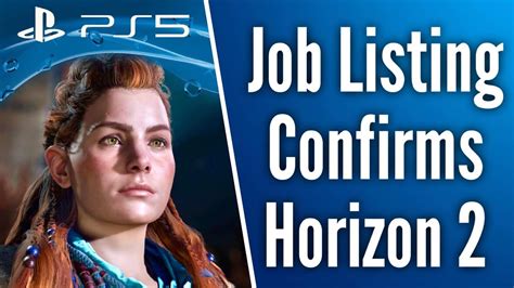 Guerrilla Games Job Listing Seems To Confirm Horizon Zero Dawn 2 Ps5