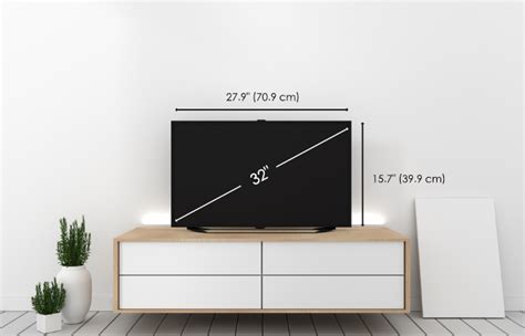 32 Inch Tv Dimensions Everything You Need To Know Blue Cine Tech