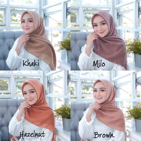 Jual Jilbab Bella Square Pilihan Warna Kerudung Part 1 Hijab