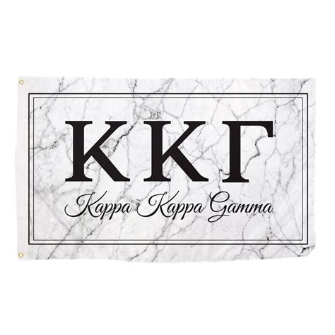 Kappa Kappa Gamma Kkg Sorority Marble Box Sorority Flag 3 Etsy