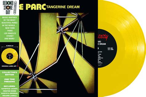 Tangerine Dream Vinyl Lp Le Parc Yellow Vinyl Rsd 19 Culture