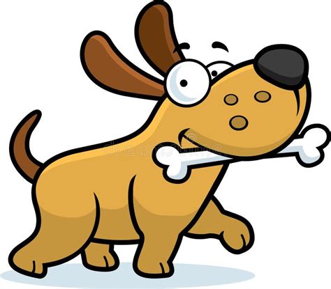 Cartoon Dog Bone Stock Vector Illustration Of Smiling 47296799