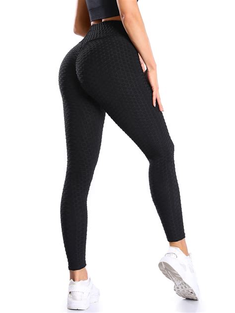 Slimbelle - SLIMBELLE Women Honeycomb Textured Yoga Pants Anti ...