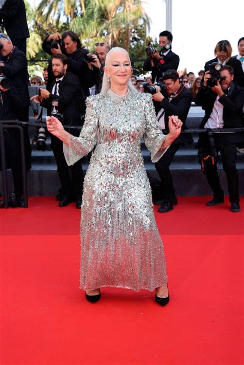 Helen Mirren Dances And Twirls In Heels With Andie Macdowell At Cannes