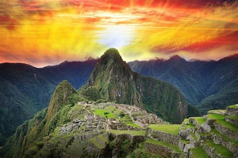 Machu Picchu Hd Wallpaper And Sunsets On Pinterest