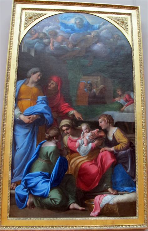 Birth Of The Virgin Annibale Carracci Artwork On USEUM