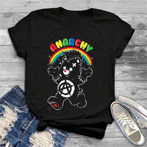 2023 Official Dont Care Bear Anarchy Care Bears T Shirt Etsy