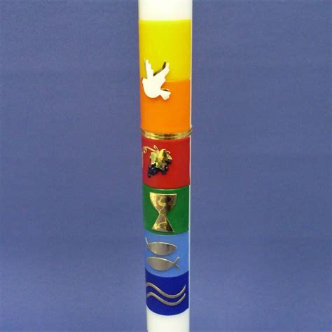 Kommunionkerze motivkerze kommunion mit thema sonnenblume und kelch kommunionkerzen mit motive, thema fisch, kelch und px, format: Kommunionkerze (278) - Ditzel Kerzen