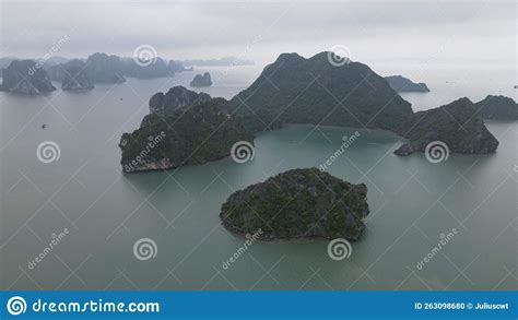 Ha Long Bay Vietnam Stock Photo Image Of Islets Mist 263098680