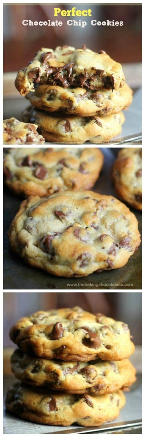 I have more problems with cookies than any other type of recipe. Perfect Chocolate Chip Cookies - The Baking ChocolaTess ...