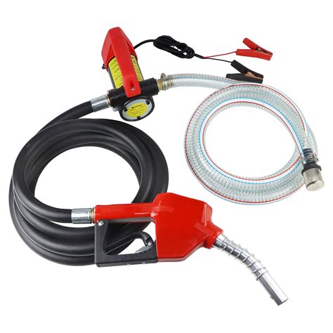 Buy 12V Fuel Transfer Pump, Diesel Transfer Pump with Nozzle Hose for