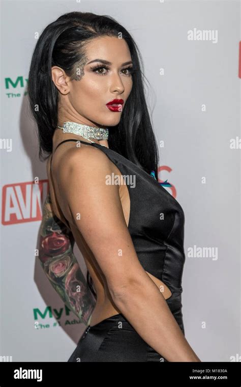 Las Vegas Nv Eeuu 27 Ene 2018 Katrina Jade En El Avn Awards En El Hard Rock Hotel