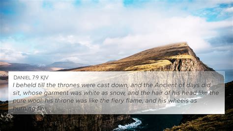 Daniel 79 Kjv 4k Wallpaper I Beheld Till The Thrones Were Cast Down