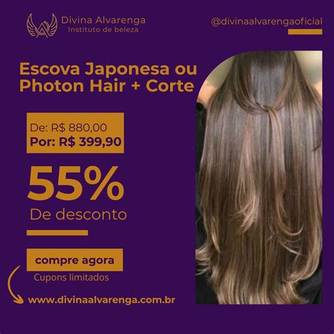 Escova Definitiva Japonesa Ou Photon Hair Divina Alvarenga