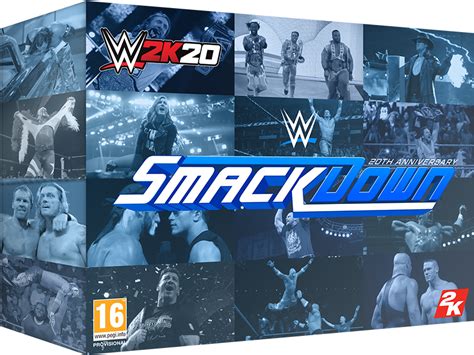 Wwe 2k20 Smackdown 20th Anniversary Edition Ps4 Original Size Png