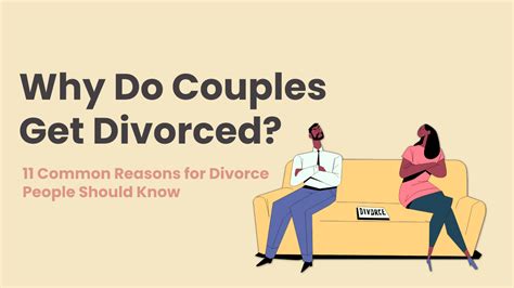 reason for divorce there are 11 common causes of divorce
