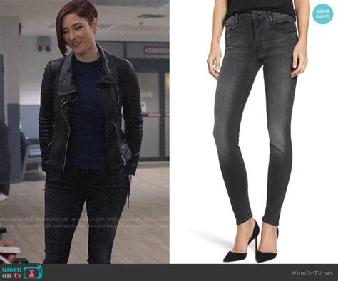 Wornontv Alexs Blue Side Tie Sweater And Leather Jacket On Supergirl