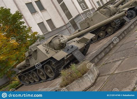 A Soviet Tank Destroyer Su 100 In Minsk Editorial Stock Image Image