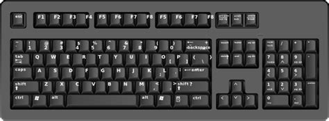 Search 123rf with an image instead of text. Pc Keyboard Clip Art at Clker.com - vector clip art online ...